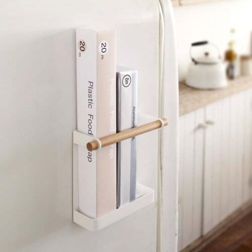 Magnetic Refrigerator Side Wall Rack Multifunctional Fridge Towel Spice Jar Storage Rack Kitchen Sidewall Shelf Holder Organizer