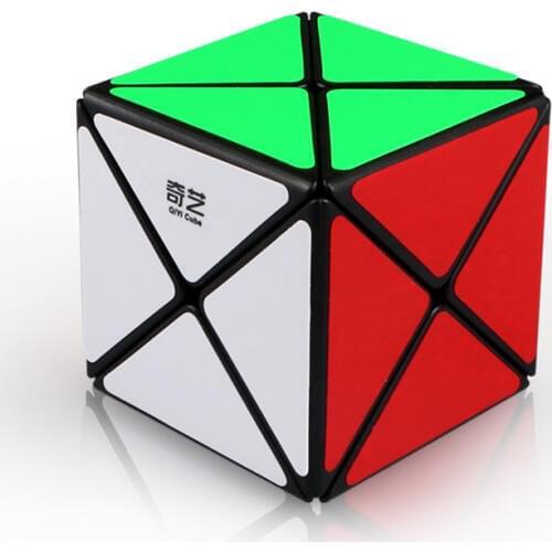 QIYI 2x2 X neo Mini Black Cube Professional Speed Strange-shape Brain Cubo Magico Educational Game Childrens Toys For Adults