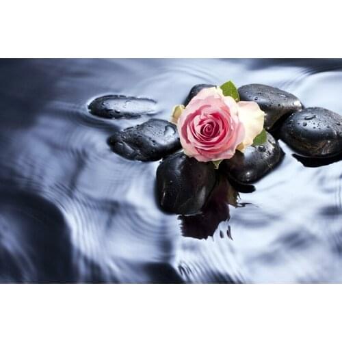 Full Square Drill 5D DIY Roses in water diamond painting Cross Stitch 3D Embroidery Kits home decor H99