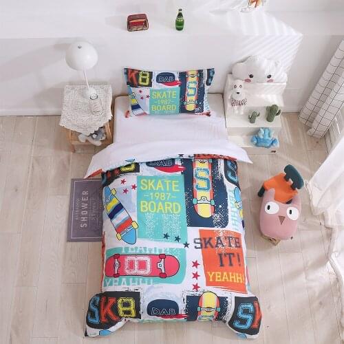 Skate Board 3D Print Comforter Bedding Sets Queen Twin Single Size 3pcs Duvet Cover Set Quilt Cover Home Textile Luxury Gift