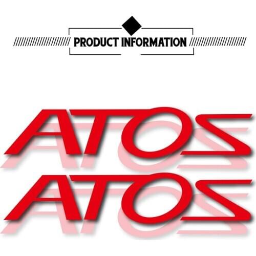 New logo sticker bicycle motorcycle car reflective waterproof logo decorative tire wheel for hyundai atos ATOS