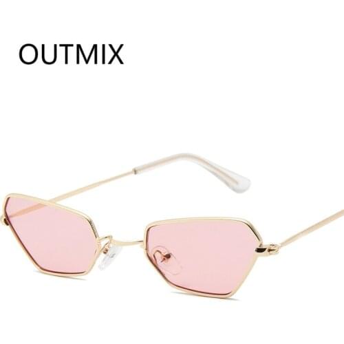 2020 New Polygon Fashion Small Frame Sunglasses Women Retro Clear Lens Eyewear Square Sun Glasses For Female Male UV400 Shades
