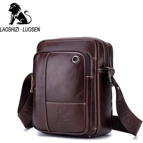 Quality Guarantee mens Genuine Leather Shoulder Bags designer vertical cow leather Messenger bag for male Casual Tote handbags