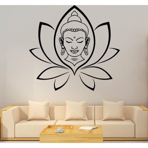 Holy Buddha Stickers religion vinyl Wall Sticker For Living Room Decal Decor Mural Bedroom Wall Art Decals muurstickers