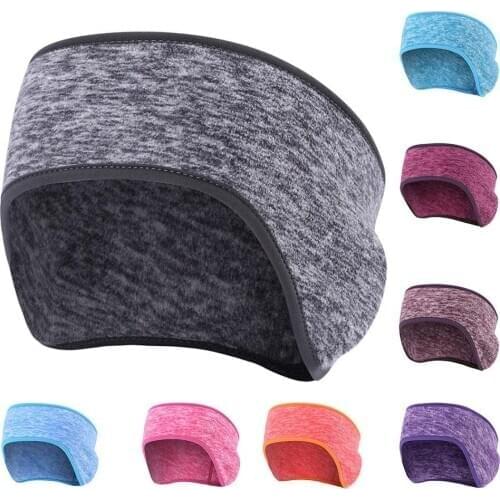 Outdoor Cycling Headband Full Cover Ear Warmer Basketball Running Head Band Cycling Wide Head Prevent Sweat Band