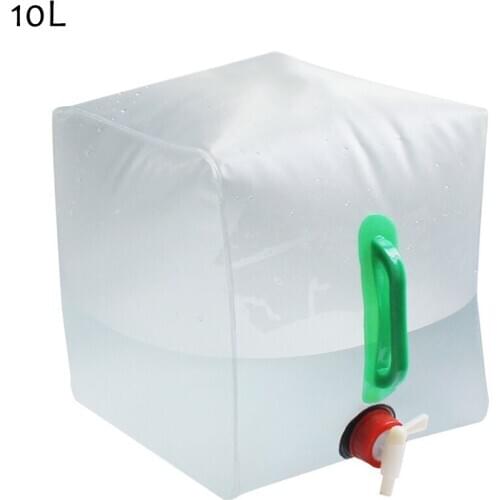 Outdoor Collapsible Water Container Portable Water Carrier Foldable Water Storage Container For Outdoor Camping Hiking