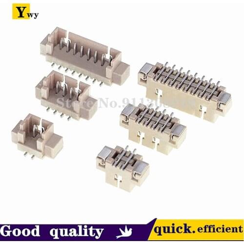 20PCS/LOT Vertical sticker 1.25MM vertical chip holder 1.25 SMT 2P3P4P5P6P7P8P Wafer socket