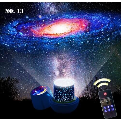 Starry Sky Night Light Planet Magic Projector Lamps Cosmos Master LED Lamp Colorful Rotate Star Lamps Kids Baby Birthday Gifts