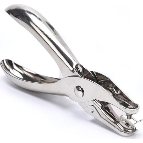 1pc 3mm Practical Iron Metal Hand-held Punch Hole Punch Pliers Hole Punch Cardmaking Handicraft Tool Jewelry DIY Wholesale