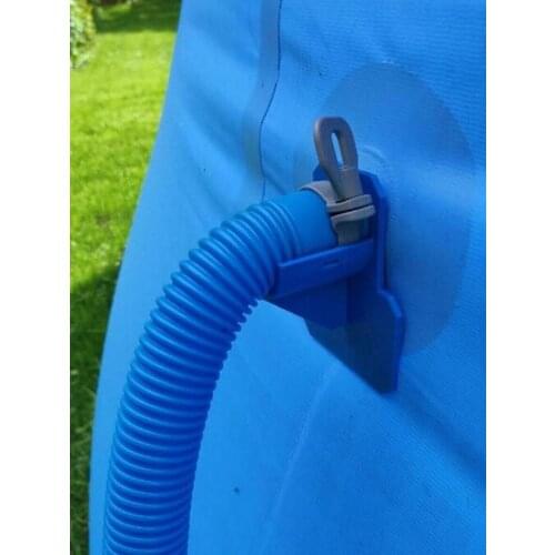 1PC Swimming Pool Pipe Holder Mount Supports Pipes 30-37mm For Above Ground 32mm 38mm Hose Outlet With Cable Tie