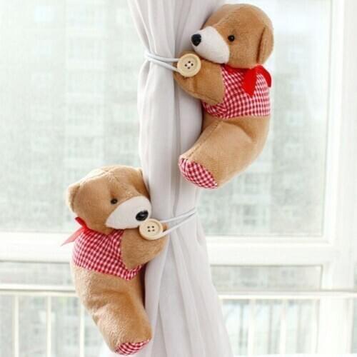 1 Pc Baby Kid Cartoon Bear Holder Nursery Bedroom Curtain Tieback Buckle Hook 4 Colors Wholesales