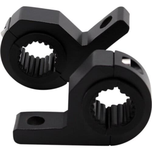 2pcs 15-30mm Universal Mount Bracket Fog Driving Light Spotlight Clamp Bracket For Car Motorcycle Crash Bar Guard