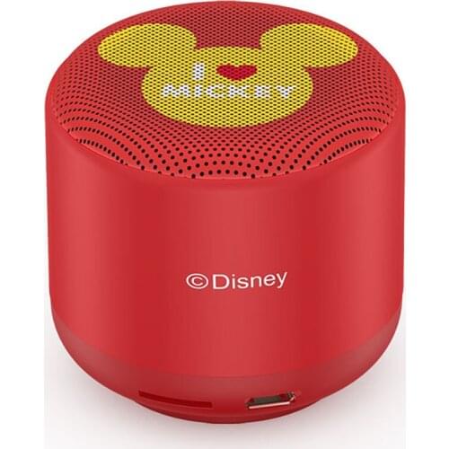 2021 Disney Mini Wireless Bluetooth Speaker Support TF Card for IPAD/PC/Phone Portable Speaker with Anti-Lost Rope