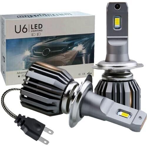 2X/Set Auto Headlight Lamp H7 H4 H1 9005 9006 H8 H9 H11 CANBUS Imported CSP Chip 110W 12000LM White High Power Car LED Headlamp