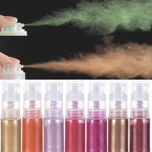 5/15g/10ml Edible Cake Powder Mousse Cake Fondant Macaron Chocolate Decor Gold Flash Glitter Pearl Powder Baking Color Dust