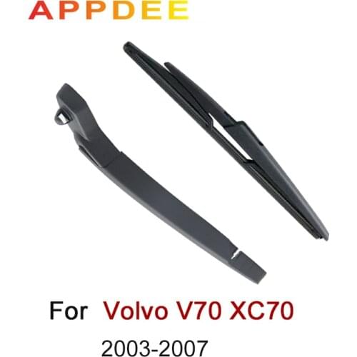 APPDEE Wiper Rear Wiper Blade & Arm Set Kit Fit For Volvo V70 XC70 2003-2007 Windshield Windscreen Rear Window