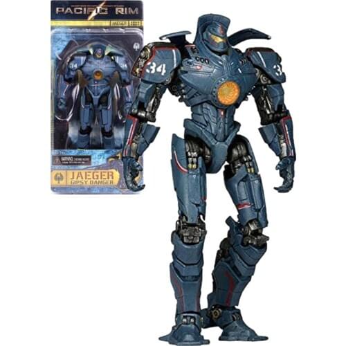 BANDAI Spot sale 18cm model by hand Pacific Rim 7 Deluxe Series 4 Gipsy Danger 2.0 Figura de accion Children Gift Toy
