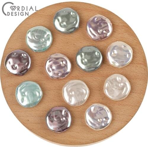Cordial Design Acrylic Bead/Jewelry Accessories/Round Shape/Jewelry Findings & Components/Imitation Pearl Beads