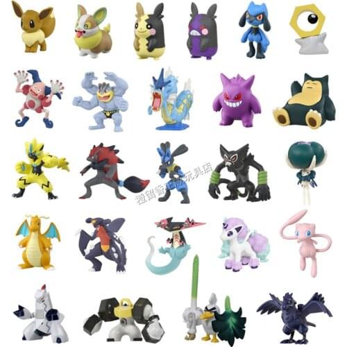 Takara Tomy Pokemon Figures Yamper Melmetal Meltan Zoroark Corviknight MC MS Pocket Monster Action Model Toys Dolls Collection
