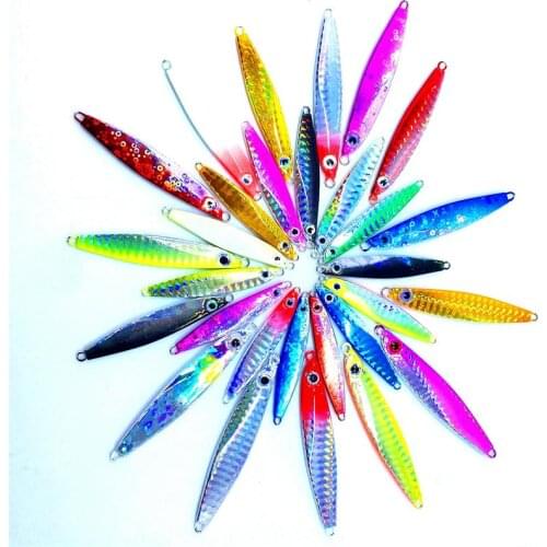 GYFISHING 50pcs7G/14G/17G/22G/30GMetal Jigging Lures Artificial Bait Saltwater Fishing Lures Metal JigFish Lure Fishing Tackle