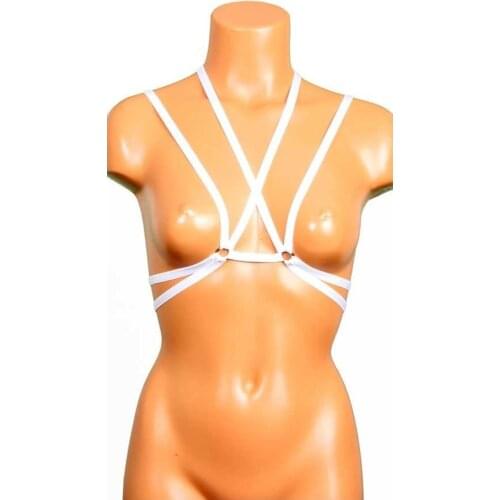 LOOK FOR YOUR WONDERFUL NIGHTS WITH ITS STUNNING ELEGANT WOMENS LINGERIE Attractive Long Stripe White Low-cut FREE SHIPPING