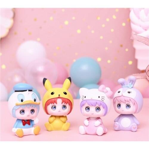 Creative Cartoon Cute Mascot Planet Car Shaking Head Toy Baking Decorations Cake Ornaments Car Decoration