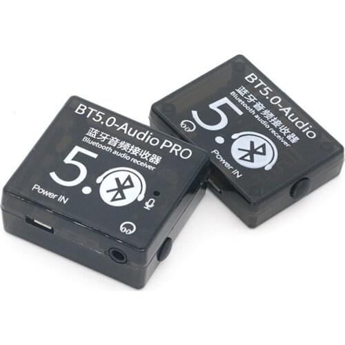 Mini Bluetooth 5.0 Decoder Board Audio Receiver BT5.0 PRO MP3 Lossless Player Wireless Stereo Music Amplifier Module With Case