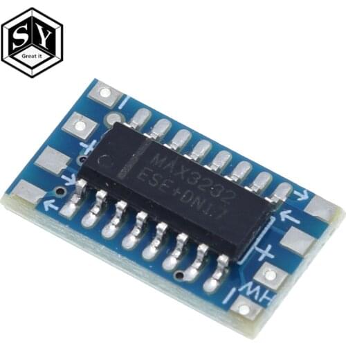 1PCS Great IT mini RS232 MAX3232 Levels to TTL level converter board serial converter board Dropshipping