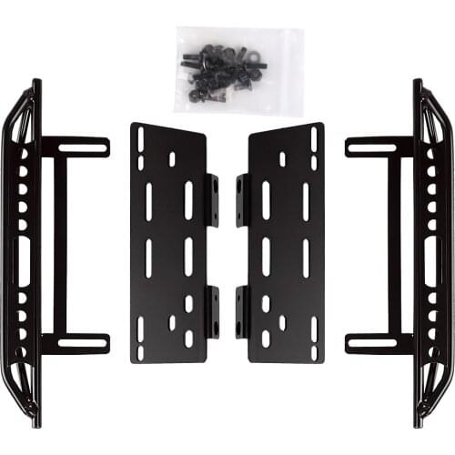 Durable And Portable RC Car Rock Sliders Metal Pedal For 1:10 RC Crawler Axial SCX10 SCX10 II 90046