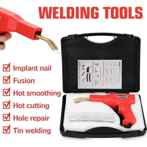 Handy Plastics Welders Garage Tools Hot Staplers Machine Staple PVC Repairing Machine Car Bumper Repairing Stapler Welding Tool