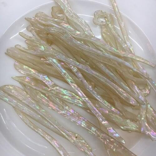 10pcs/lot Natural mother of pearl Shell hairpin acrylic thickened drip diy hairpin antique jewelry accessories