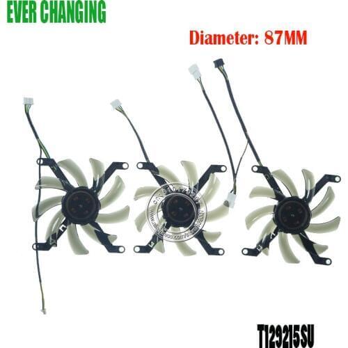 T129215SU DC12V 0.50AMP 4Pin graphics card fan for MAXSUN GeForce RTX 2080Ti Fan OC 11G V2