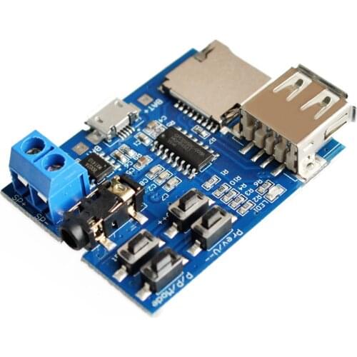 TF card U disk MP3 Format decoder board module amplifier decoding audio Player