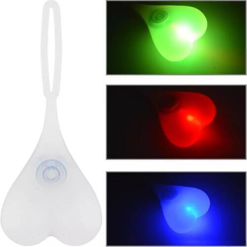 Bike Taillights The Ball Lamp Backpack Hanging Lights Lighting Beating Heart Night Riding Warning Lamp Love Lamp Use Outdoor