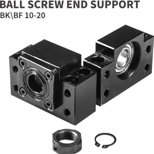 Screw support bracket fixed bracket linear bearing BKBF10 BKBF12 BKBF15 for ball screw sfu1605/sfu2005