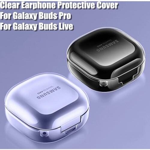 Earphone Protector Case For Samsung Galaxy Buds Pro Buds Live Transparent Case For Galaxy Buds Pro Bluetooth Headset Phone Cover