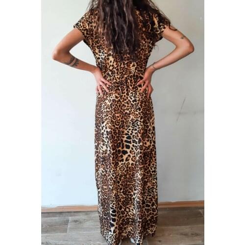 Women elasticized waist dress 100 cotton women dress v-neck women evening dress, party dress