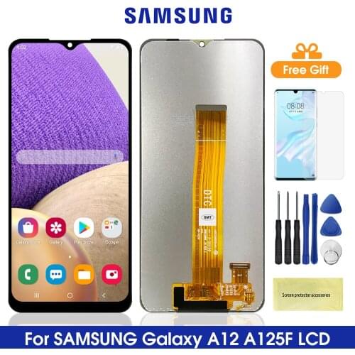 6.5'' Original Lcd For Samsung Galaxy A12 SM-A12F SM-A12F/DSN LCD Display Touch Screen Digitizer Assembly For Samsung A125