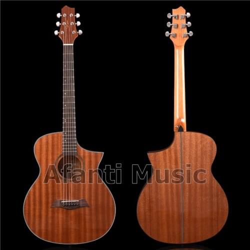 Afanti Music 40 inch Sapele top / Sapele Back & Sides Acoustic guitar (WY-041S)
