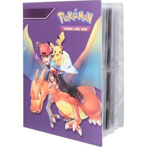240Pcs Holder Album Toys Collections Pokemon Cards Book Top Loaded List Toys Gift For Children