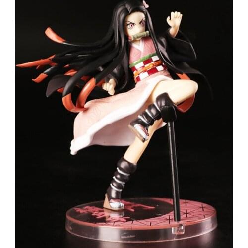 Anime Demon Slayer Figure Kamado Nezuko PVC Action Figure Collectible Model Kids Toys Doll