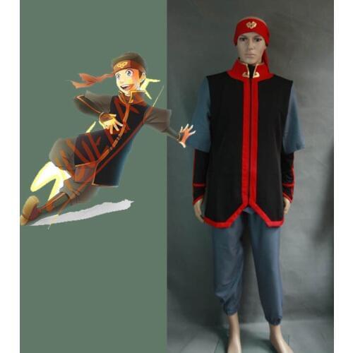 Avatar The Last Airbander season 3 Aang cosplay costume customized
