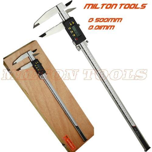 0-500mm Heavy duty Digital Caliper 500mm 20inch Electronic Vernier caliper measuring tools gauge with nib jaws