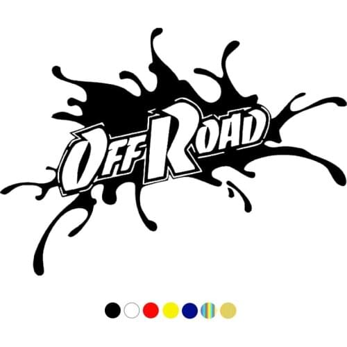 CS-348#14.3*20cm sticker on the car offroad funny car sticker and decal silver/black vinyl auto car stickers