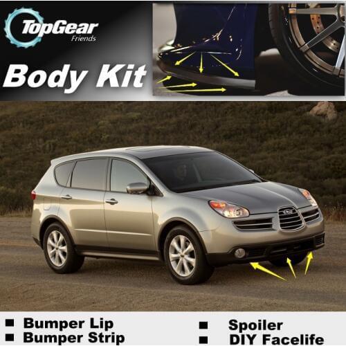 Bumper Lip Deflector Lips For Subaru Tribeca B9 2006 2007 Front Spoiler Skirt For TopGear Fans Car Tuning / Body Kit / Strip