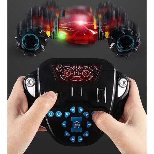 Drift Climbing Car Twisting Stunt Car Remote Control Four-Wheel Drive Double-Sided Horizontal High-Speed Car Children Boy Toy