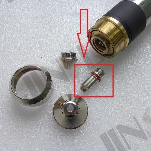 Electrode 50 PCS FY-XF300H XF-300H LGK-300 300100 CNC Plasma Torch For Huayuan Cutter