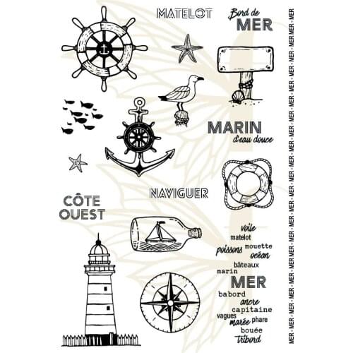 French Transparent Clear Silicone Stamp/Seal for DIY scrapbooking/photo album Decorative clear stamp 0367