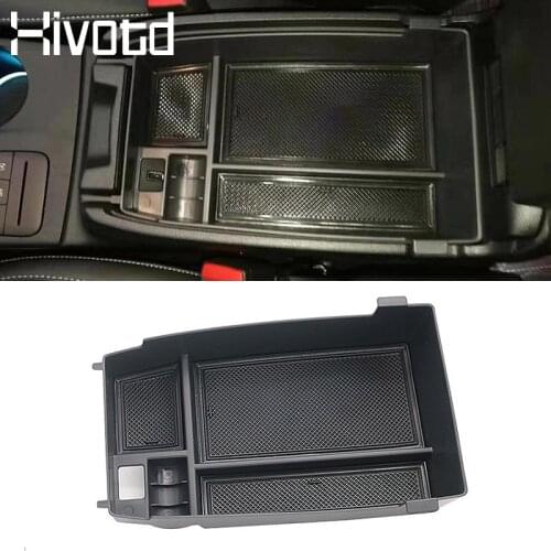 Hivotd For Ford Focus 3 2019 2020 Interior Accessories Car Center Console Armrest Storage Box Organizer Container Tray Styling