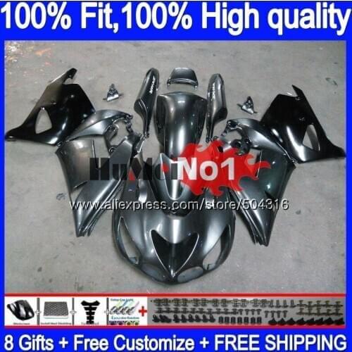 Injection For KAWASAKI ZX 14R ZX14R 06 07 08 09 10 11 Silvery grey 78MC.147 ZZR1400 ZX-14R 2006 2007 2008 2009 2010 2011 Fairing